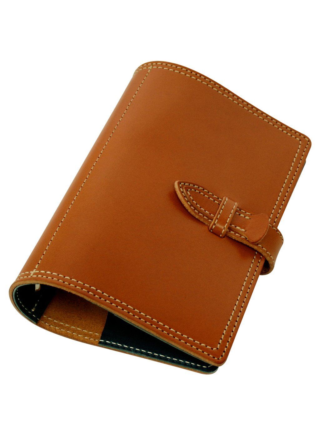 商品 ザリオグランデ システム手帳 牛革 栃木レザー コンパクトサイズ キャメル ネイビー ZAG 0015