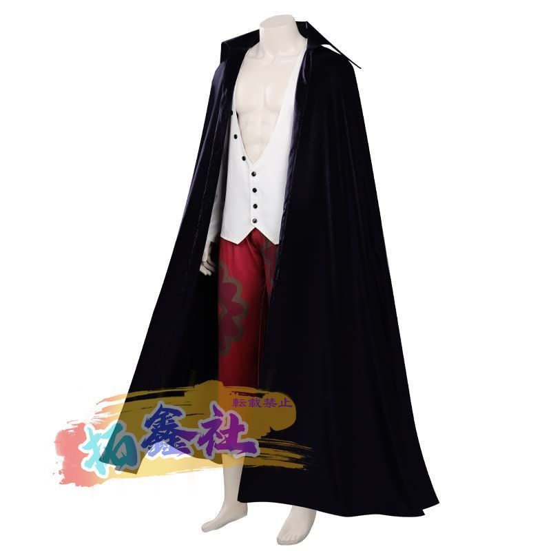 映画版 フィルム レッド 赤髪海賊団 シャンクス コスプレ衣装 お盆 プレゼント 祭り 変装 ステージ コスプレ祭 文化祭 男M