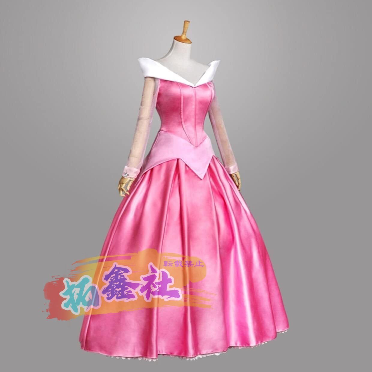実物撮影 眠れる森の美女 Sleeping Beauty オーロラ姫 風 ドレス コスプレ衣装 演出服 舞台装 文化祭 ハロウイーン パーティー 変装 仮