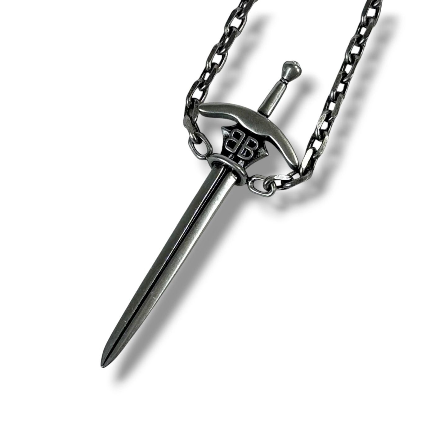 バレンシアガ BALENCIAGA Goth Sword ネックレス アンティーク調