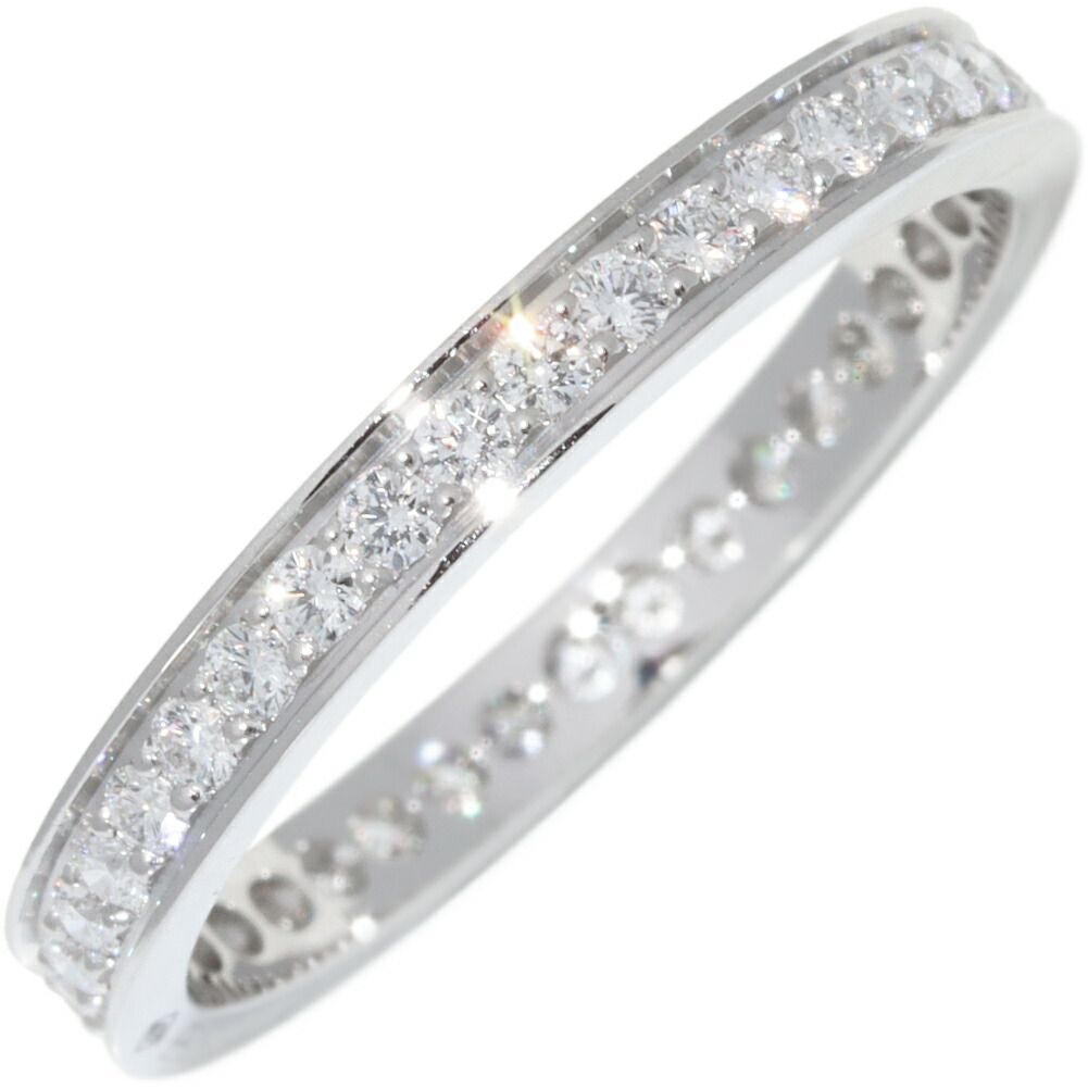 カルティエ 指輪 Pt950 ダイヤ39P 0.38ct バレリーナ ウェディングリング フルダイヤ B40720
