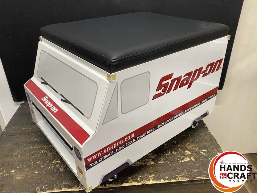 保管 Snap-on スナップオン SSX18P117 バン型 シートクリーパー 工具箱 耐荷重 200kg キャスター 4輪スイベル 生産品