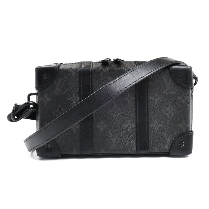 LOUIS VUITTON ルイ ヴィトン ソフトトランク・ウォレット ショルダーバッグ モノグラム・エクリプス ブラック M69838 IC メンズ