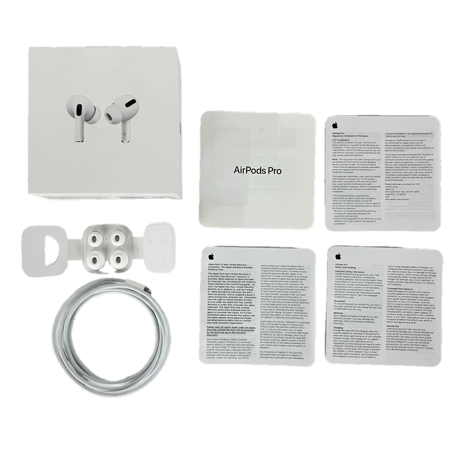 Apple AirPods Pro A2190 A2083 A2084 MWP22J A ワイヤレスイヤホン Bluetooth アップル 音響機材 Y10560358