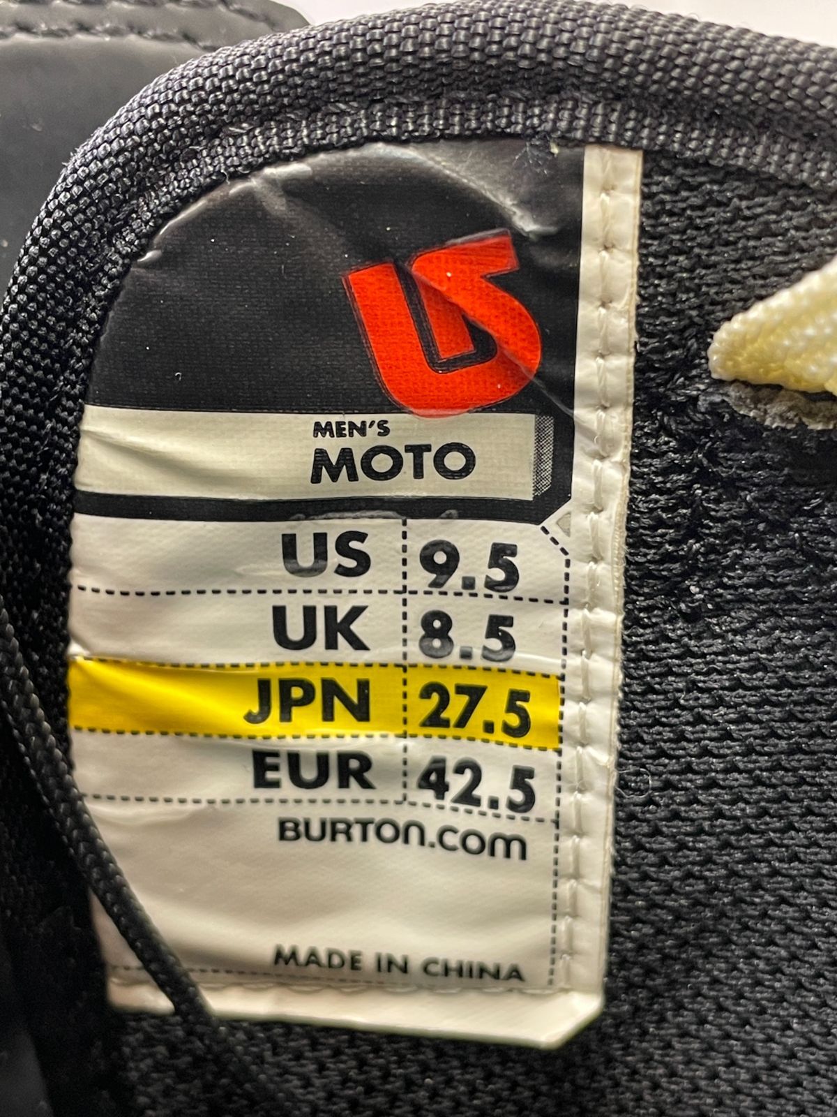  スノーボード ブーツ BURTON MEN S MOTO 27.5 バートン スノボ ブーツ(男性用) スノーボード