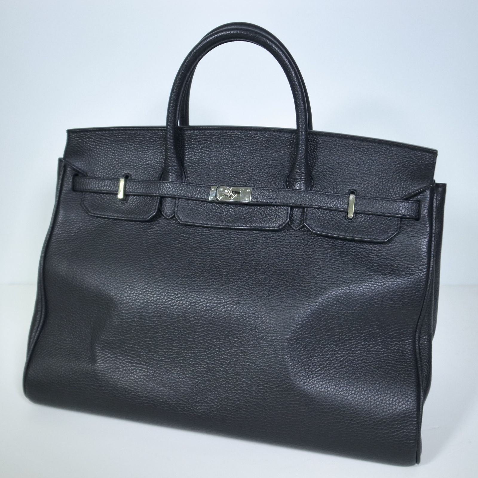 菅原靴店別注 ALFREDO BERETTA アルフレッドベレッタ トートバッグ シルバー金具 黒 鍵付