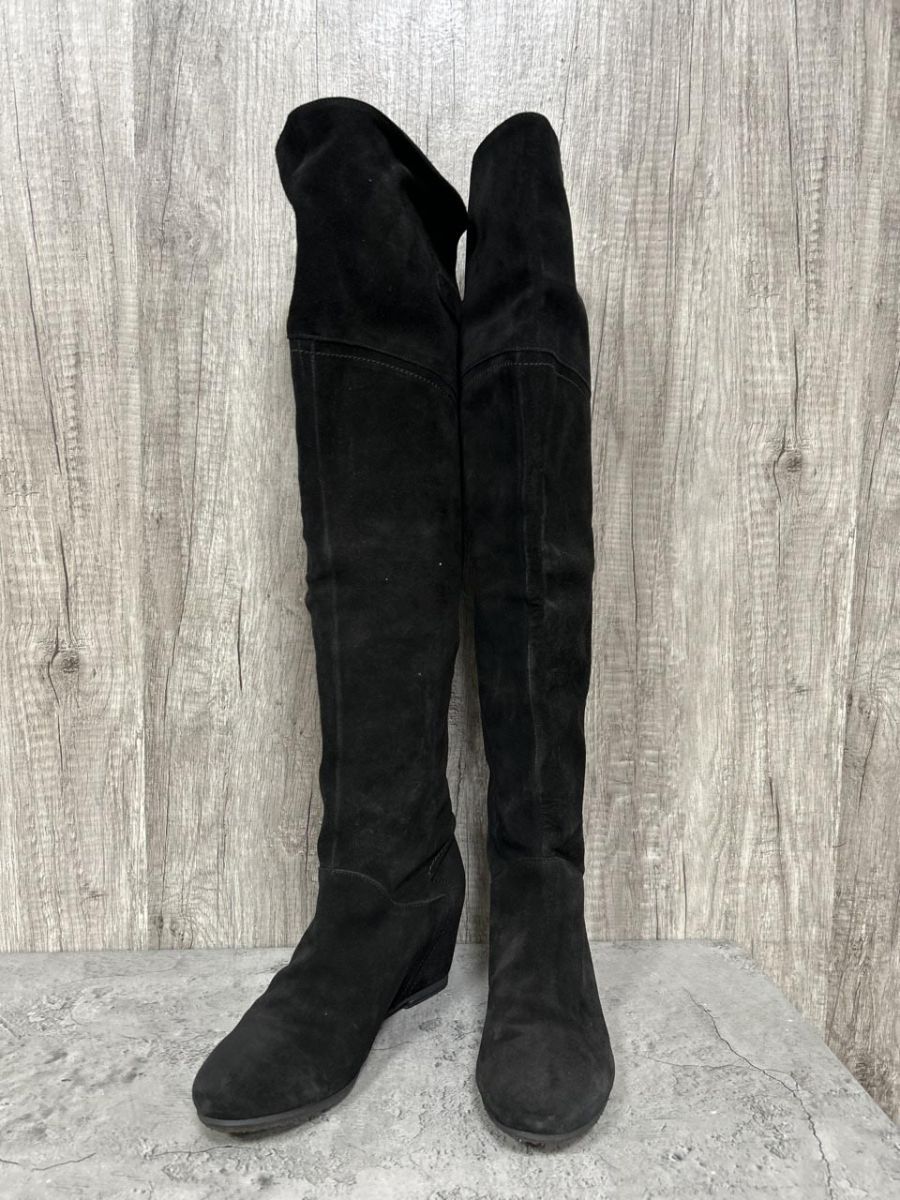 LAVORAZIONE ARTIGIANA ニーハイブーツ ロング ブーツ size３９ 25ｃｍ 黒 レディース