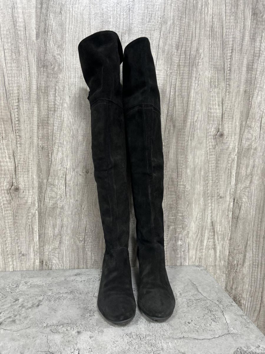 ニーハイブーツ ロング ブーツ size３９ 25ｃｍ 黒 レディース