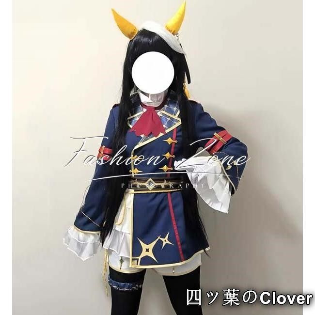 ウマ娘プリティーダービー 風 カルストンライトオ 勝負服 コスプレ衣装 ウィッグ靴cosplayハロウィン演出服変装B251104