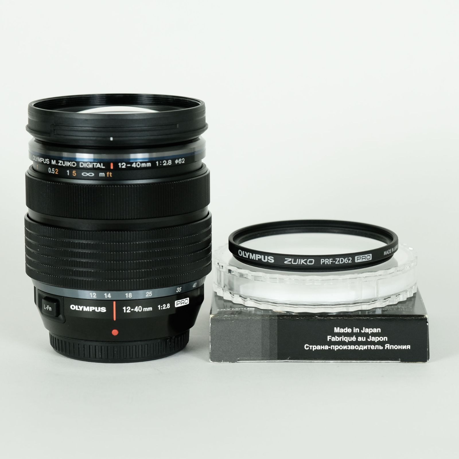 純正フィルター付 OLYMPUS M.ZUIKO DIGITAL ED 12-40mm F2.8 PRO マイクロフォーサーズマウント
