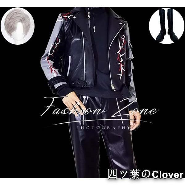 恋と深空 風 シン Sylus異界の来客 カラスのお兄さん コスプレ衣装ウィッグ靴cosplay ハロウィン 演出服 変装B251104