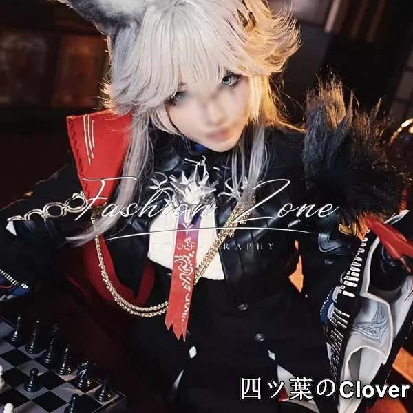 明日方舟 Arknights アークナイツ風 ラップランド Lappland 異格荒廃 コスプレ衣装ウィッグ 靴cosplayハロウィン演出服変装B251104