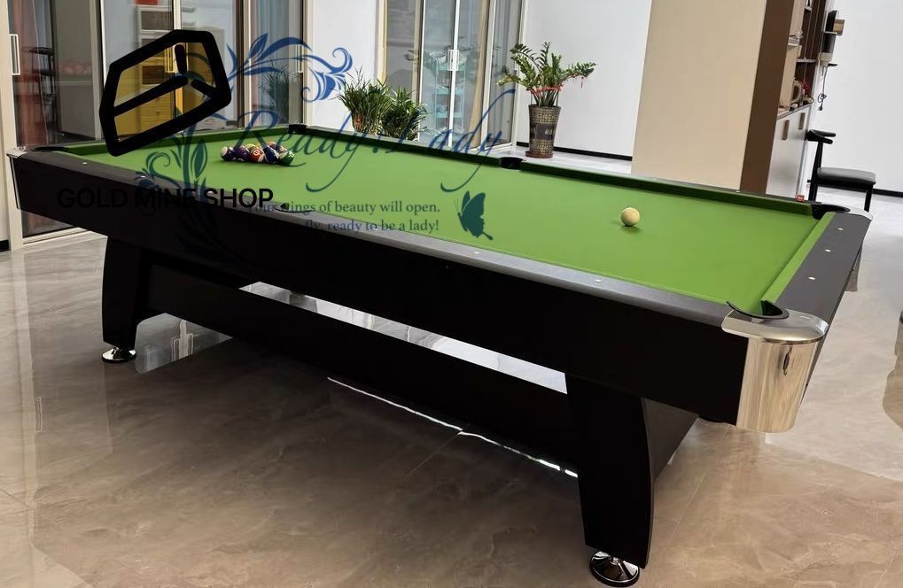 2in1 マルチゲームテーブル ビリヤード台 卓球台 室内 子供 大人 店用 9フィート 台布4色 緑 STEELWINDOWSANDDOORS_COM