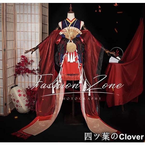 陰陽師風 不知火 覚醒コスプレ衣装ウィッグ cosplay ハロウィン 演出服 変装B251104