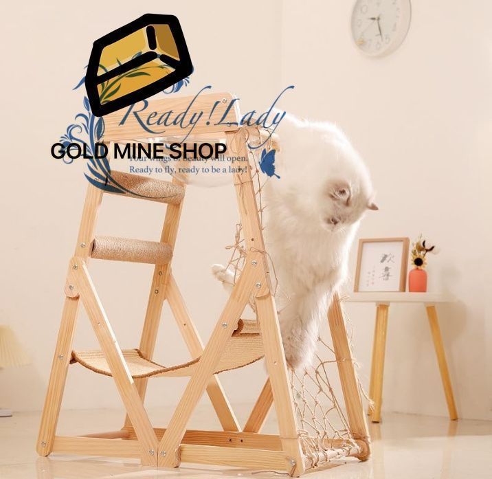 キャットタワー 木製