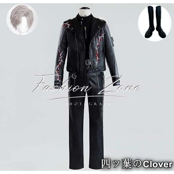 恋と深空 風 シン Sylus 異界の来客 カラスのお兄さん コスプレ衣装ウィッグ靴cosplay ハロウィン 演出服 変装B251104