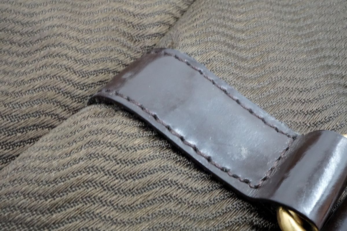 バレンシアガ バックパック バッグ リュック 巾着 BBロゴ ヘリンボーン柄 ナイロン 茶 ブラウン BALENCIAGA 4262h DECORATOM_COM_BR