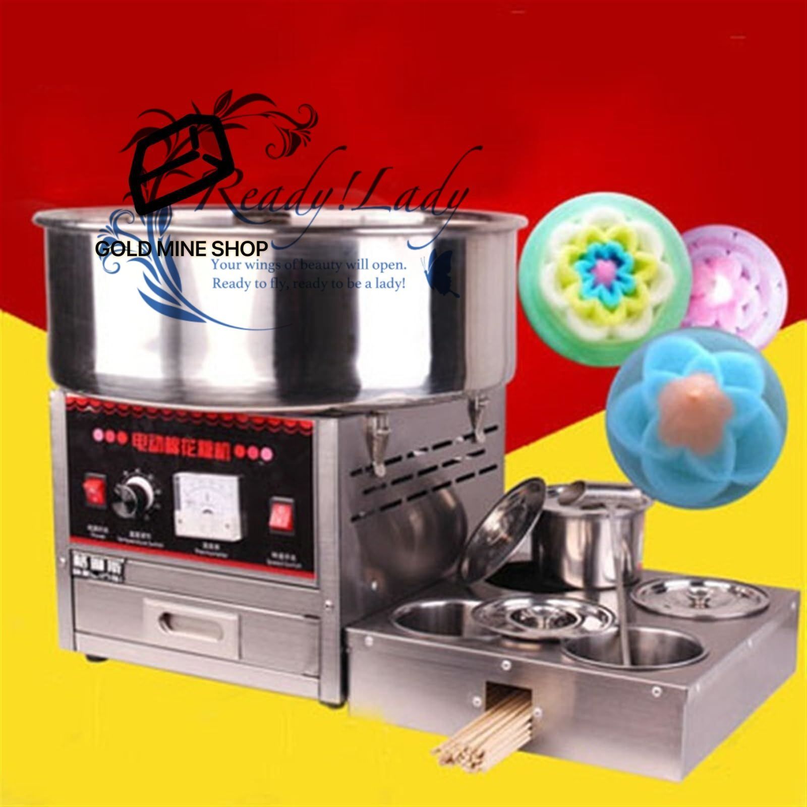  揚げ物 フライヤー 電動綿菓子機マシュマロ綿菓子M aker綿菓子ローリングマシン 正確な温度制御 安全保護 幅広い用途 その他 キッチン 食器