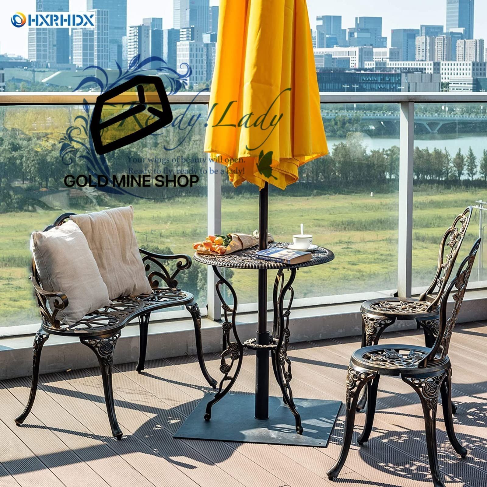  ガーデン4点セット 防水 アルミ鋳物ガーデンテーブル4点セット ガーデンファニチャー ガーデンテーブルセット ガーデンチェア アルミ アルミテーブル ガーデンテーブル キャンプチェア アウトドア 庭 パティオ ガーデンチェア テーブル ガーデンファニチャー