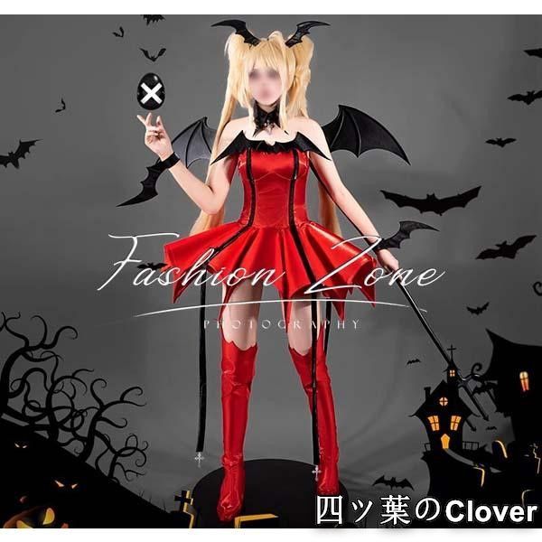 しゅごキャラ 風ほしな歌唄 月詠歌唄悪魔コスプレ衣装ウィッグ 靴 道具 cosplayハロウィン演出服変装B251104