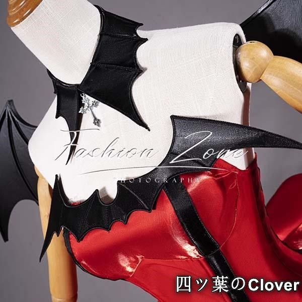 風ほしな歌唄 月詠歌唄悪魔コスプレ衣装ウィッグ