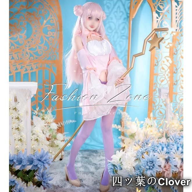 かつて魔法少女と悪は敵対していた 風 深森白夜みもりびゃくやコスプレ衣装ウィッグ 靴 道具 cosplay 演出服変装B 251104