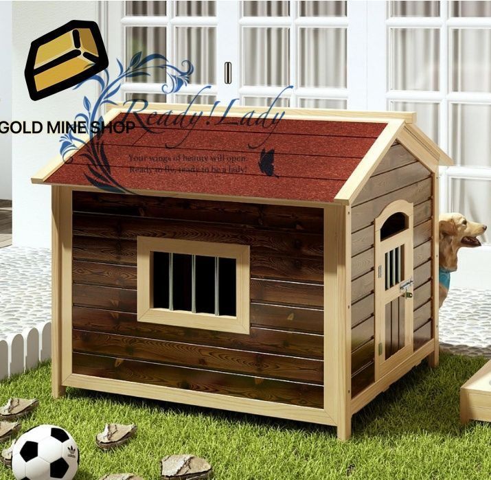 北欧 犬小屋 屋外用 大型犬 木製 ドア付きの大型屋外犬小屋 犬舎 屋外用 65*55*65 中型犬 小型犬 猫ハウス ペット犬の小屋 屋内|屋外の雨と日焼け止めペットの家 全天候型 組立式 防水 屋外屋内