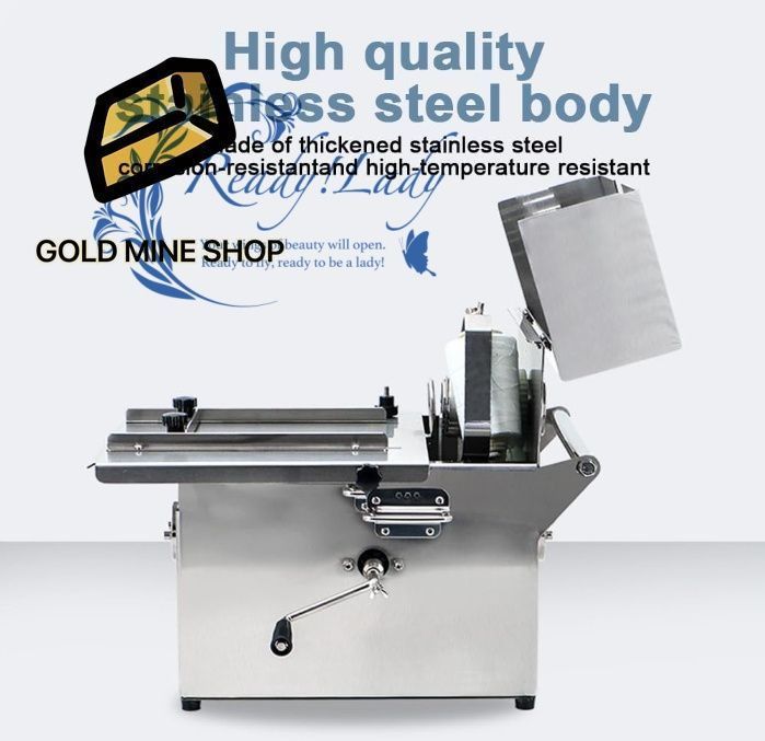 業務用ソーセージ結び機 長さ調節 なパネル付きステンレス製結束ストラップ機 折りたたみ式ハンドルと肉詰めハム用フットパッド付き手動巻きリンカー