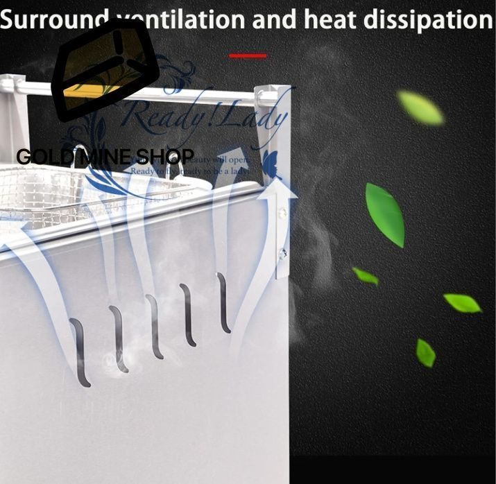 都市ガス 2槽型フライヤー