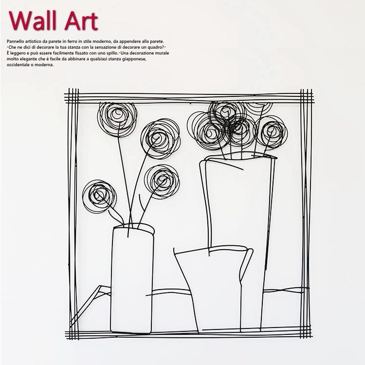 ウォールアート 花瓶 壁掛け 壁飾り 丸型 インテリア 壁 アートパネル 北欧 雑貨 リビング おしゃれ モダン 装飾 ウォールデコレーション シンプル ウォールアート 壁デコ アートボード インテリア雑貨 壁面装飾 ウォールアクセント ブラック