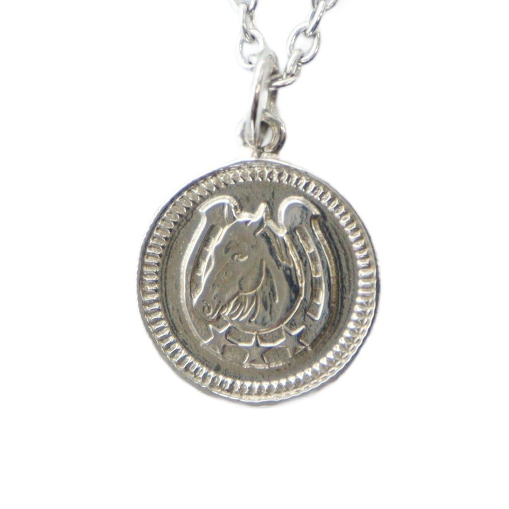 シンパシーオブソウル SYMPATHY OF SOUL コイン ネックレス ペンダント シルバー色 GY18 MQ