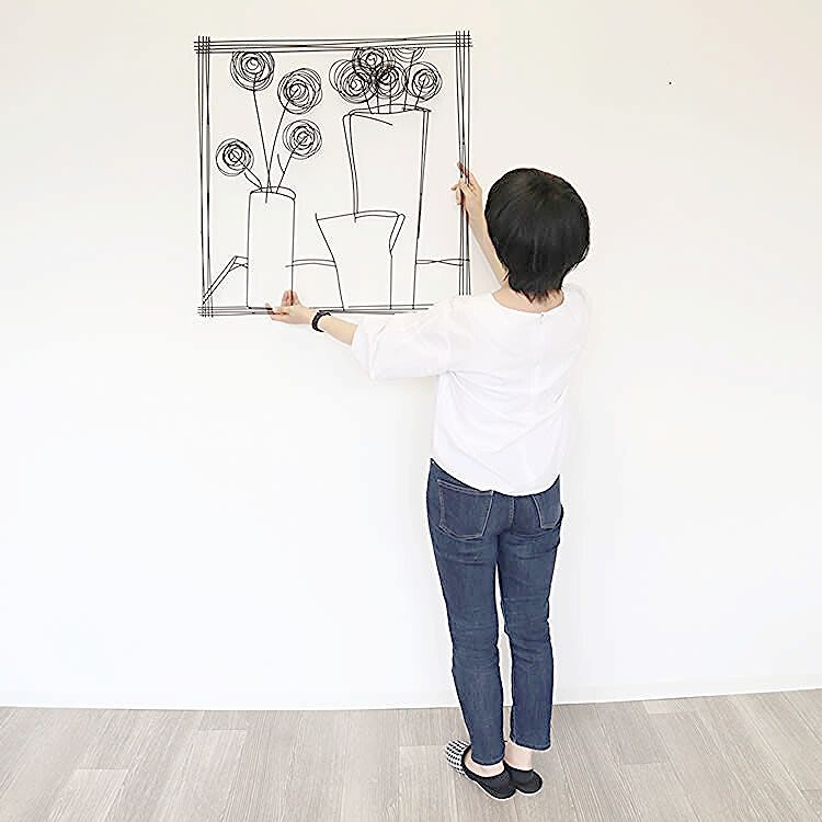 ウォールアクセント ブラック