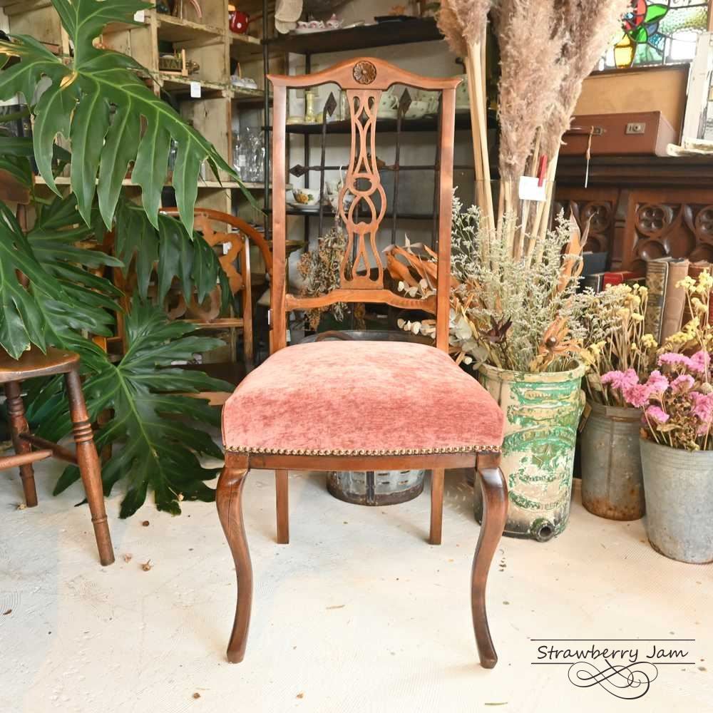 L3705-222-4 英国アンティーク チッペンデールチェア サロンチェア ヴィクトリアン アンティークチェア キッチンチェア チェア ダイニングチェア マホガニー イギリス