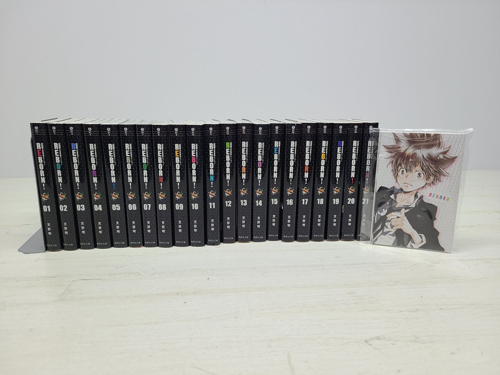 初版 家庭教師ヒットマンREBORN! 1巻～21巻 全巻セット 天野明 ポストカード付き 文庫版コミック E4064-001 13