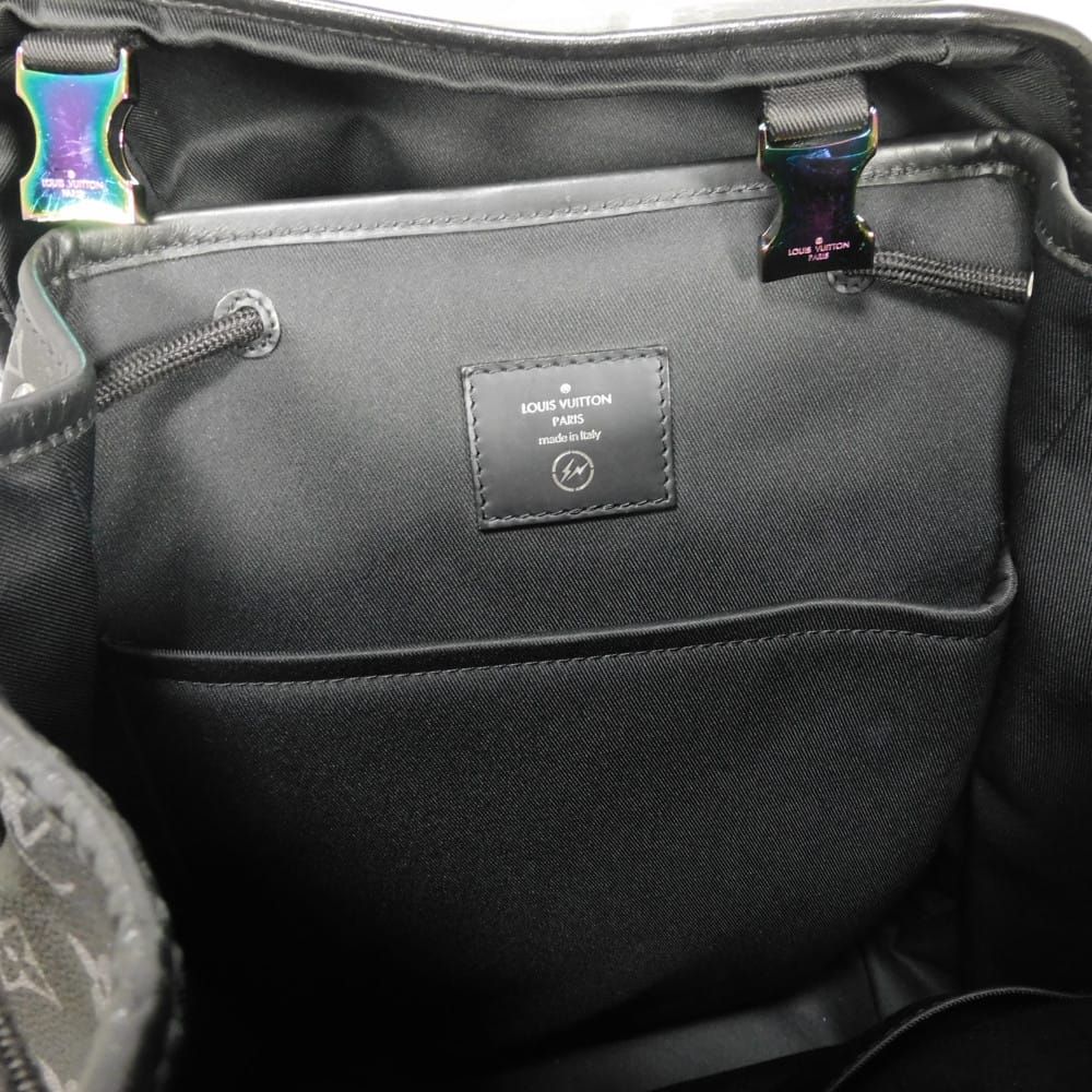 人気ブランドの新作も！ LOUIS VUITTON ルイ ヴィトン ザック デイパック フラグメント サークルサンダー 藤原ヒロシ モノグラム エクリプス ノワール リュックサック バックパック M43409 【最新作入荷】