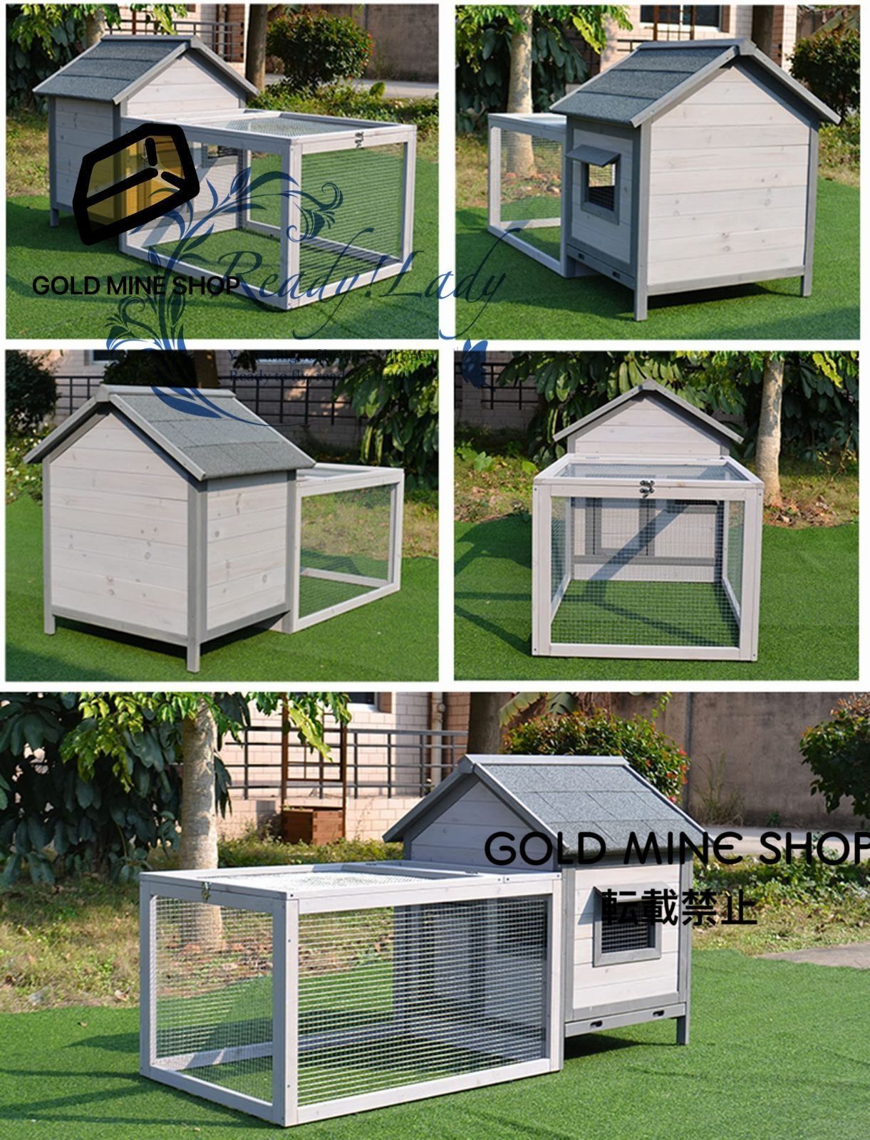 ラビットケージ家禽用鶏小屋屋外木製飼育ケージ家禽ケージ大型 鶏舎鶏用ケージアパートメント