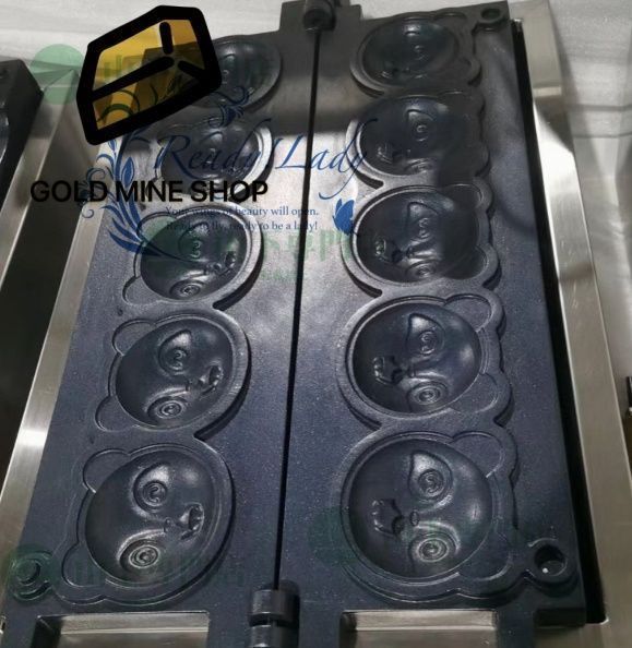 LPガス式 パンダ焼き機 パンダの形 ワッフル マシン ワッフルメーカー 5個焼き