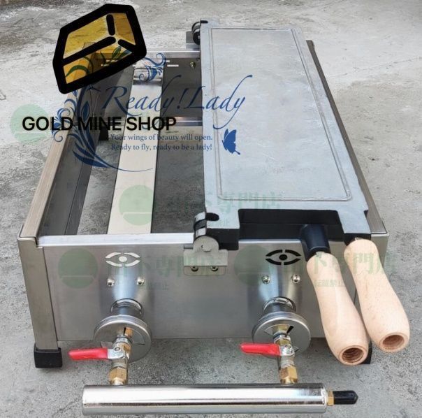 LPガス式 パンダ焼き機 パンダの形 ワッフル マシン ワッフルメーカー 5個焼き