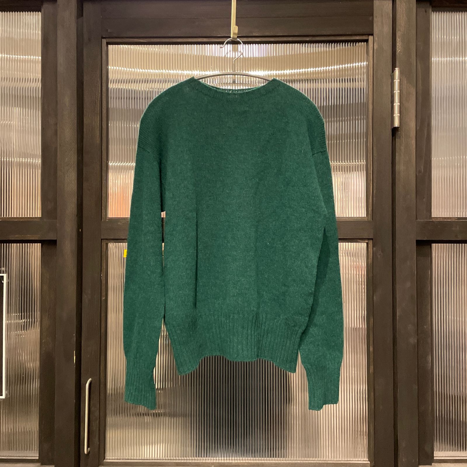 アナトミカ ANATOMICA 緑 グリーン GREEN ミドリ ニット セーター トップス 長袖 無地 Knit