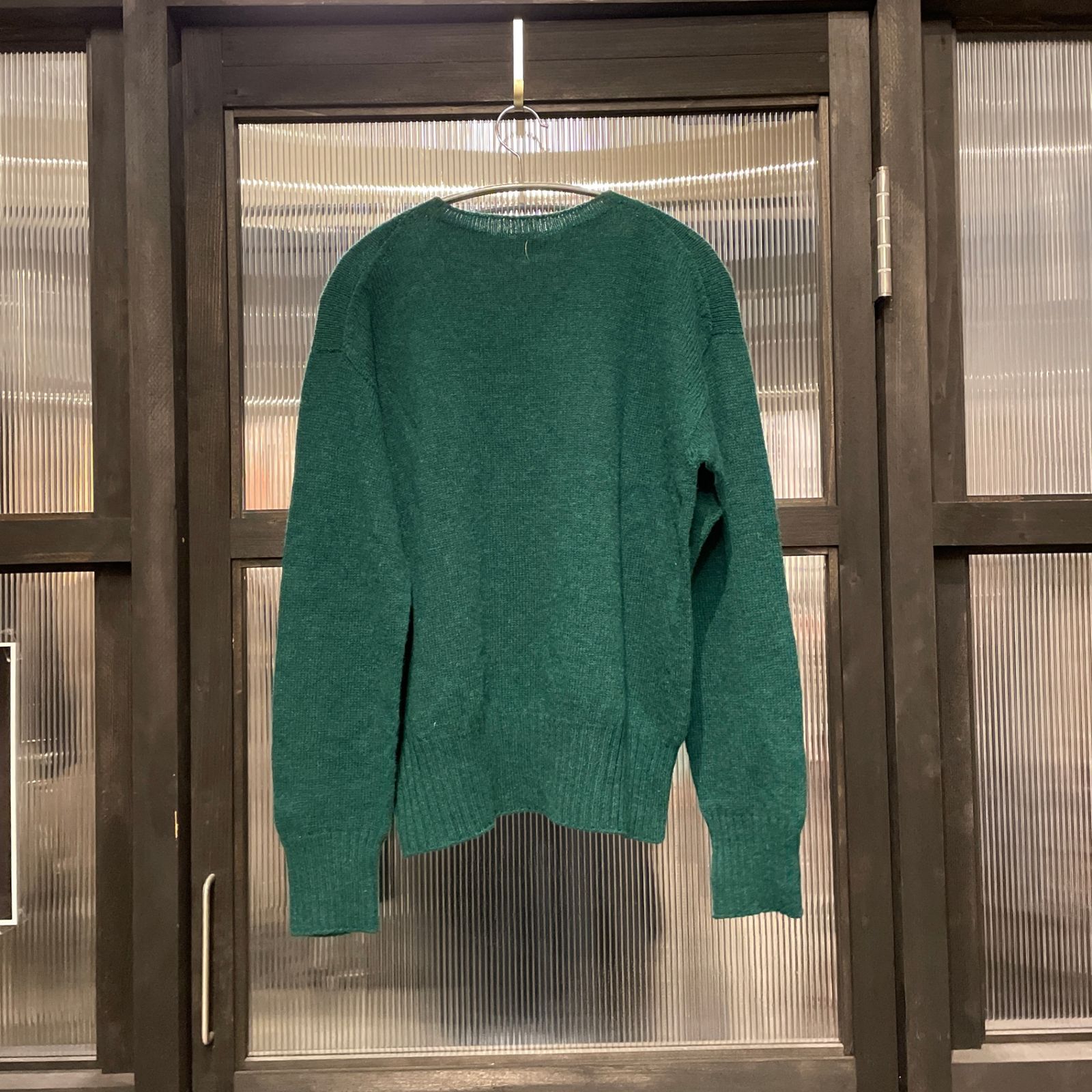 アナトミカ ANATOMICA 緑 グリーン GREEN ミドリ ニット セーター トップス 長袖 無地 Knit