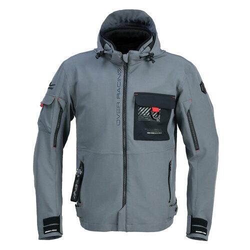 5営業日で発送 ラフ-ロード ROUGH-ROAD エアスルーソフトシェルストレッチパーカーFP OVERグレー XL RR7254OVR-GY5