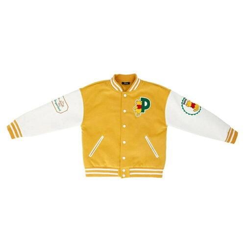 5営業日で発送 丸眞 ディズニー くまのプーさん マイルドハニー スタジャン L アウター レディース メンズ キャラジャン 2335074800