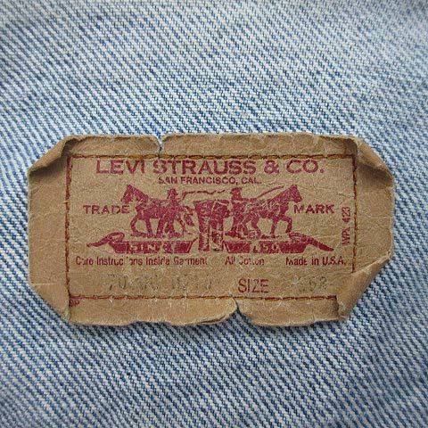 リーバイス Levi's デニムジャケット Gジャン ボタン裏894 USA製 70506