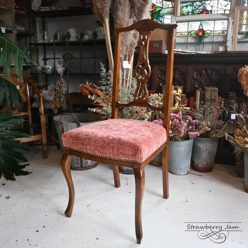 L3705-222-3 英国アンティーク チッペンデールチェア サロンチェア ヴィクトリアン アンティークチェア キッチンチェア チェア ダイニングチェア マホガニー イギリス