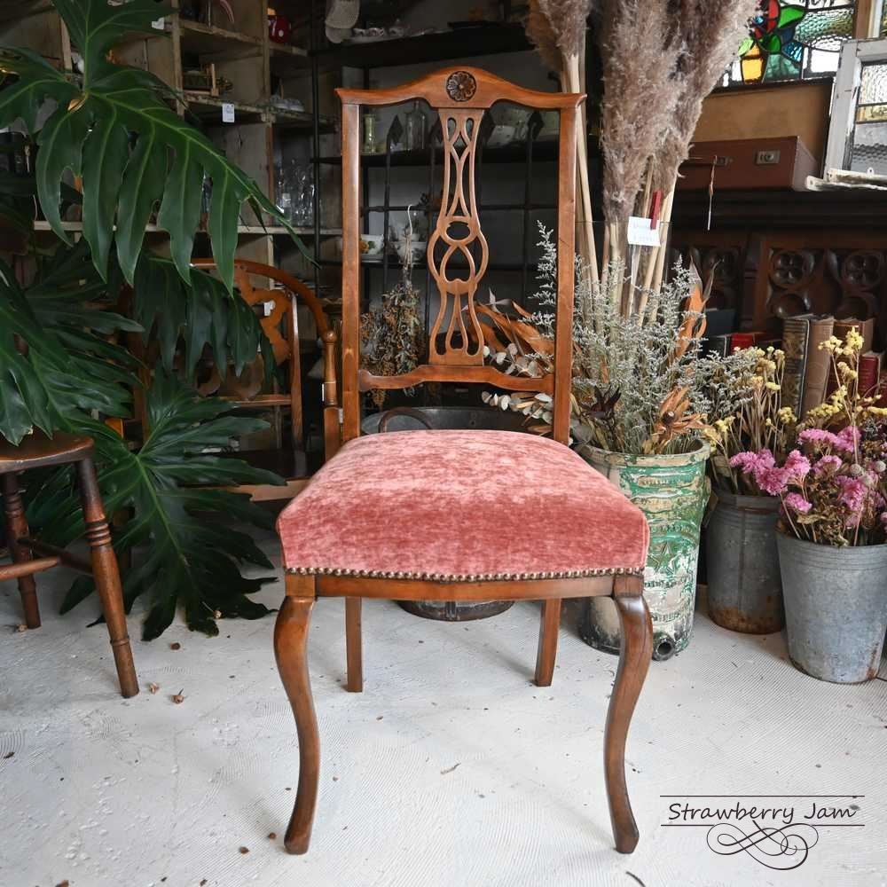 L3705-222-3 英国アンティーク チッペンデールチェア サロンチェア ヴィクトリアン アンティークチェア キッチンチェア チェア ダイニングチェア マホガニー イギリス