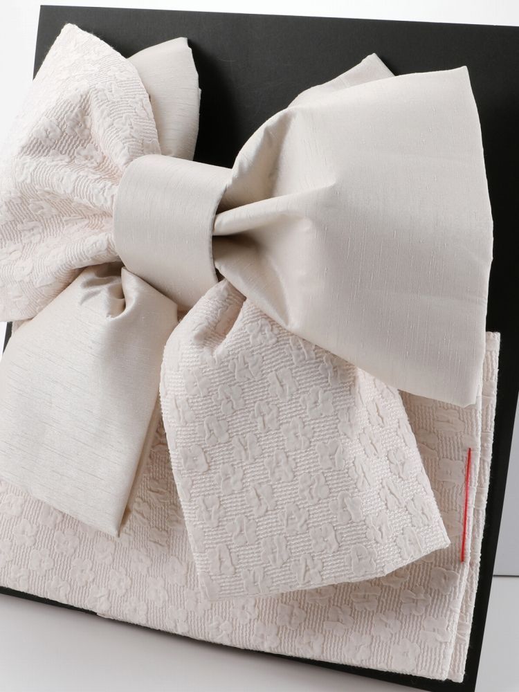 七五三 七歳用 結び帯 大寸 単品 ベージュ da-251-12