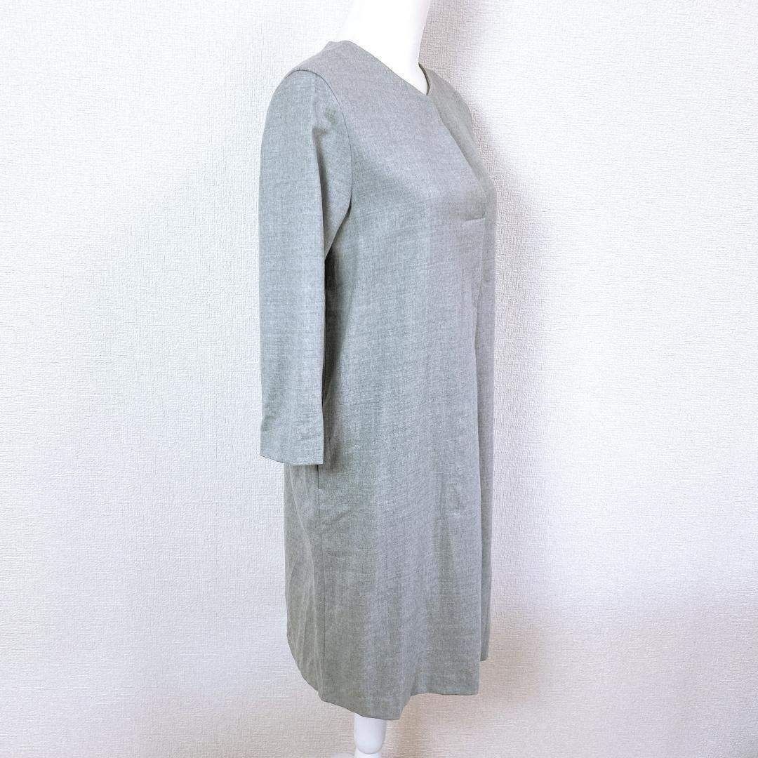 ゆったりウールワンピース