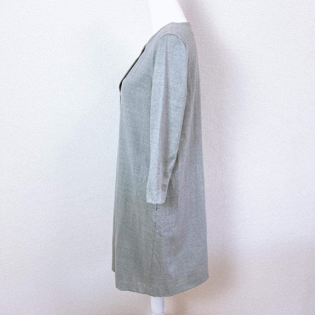 ゆったりウールワンピース