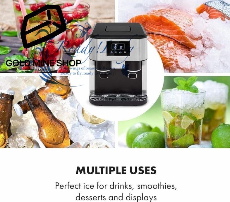 カウンタートップ用 3 合 1 電動アイスメーカー 家庭 バー レストラン向け アイスキューブ 砕氷 氷水が作れる H4 WWW_OPDRERGINERDOGAN_COM