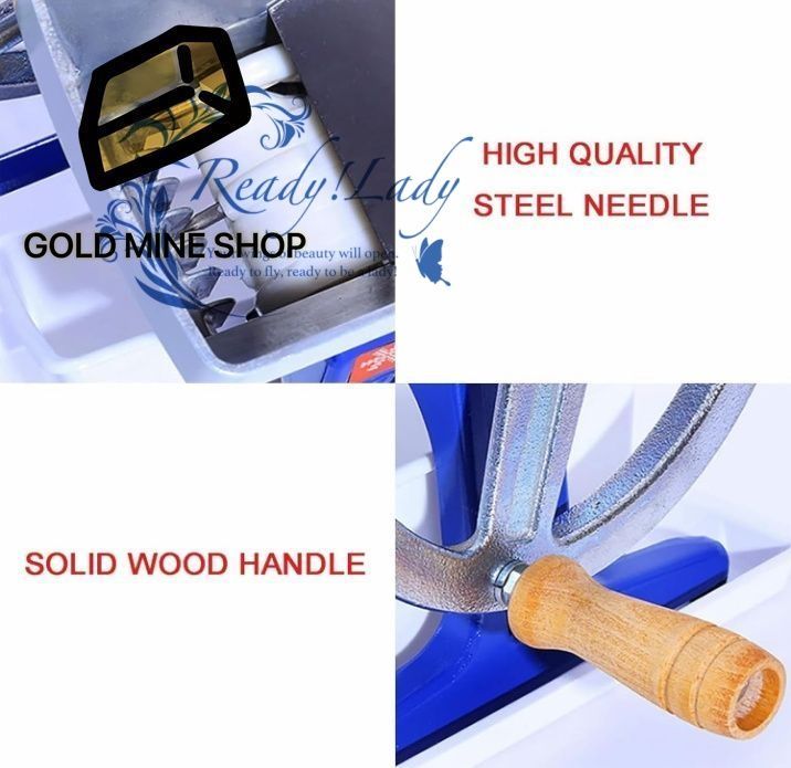 丈夫な針状の刃を備えたポータブルふわふわアイスクラッシャー 砕氷容量2KG